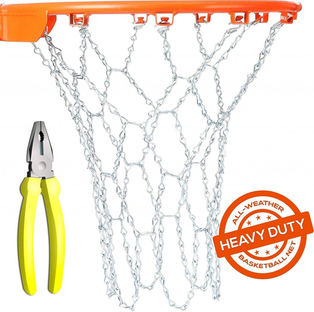 Best Chain Basketball Net [2024 Review] Steel Metal Outdoor Hoop Nets